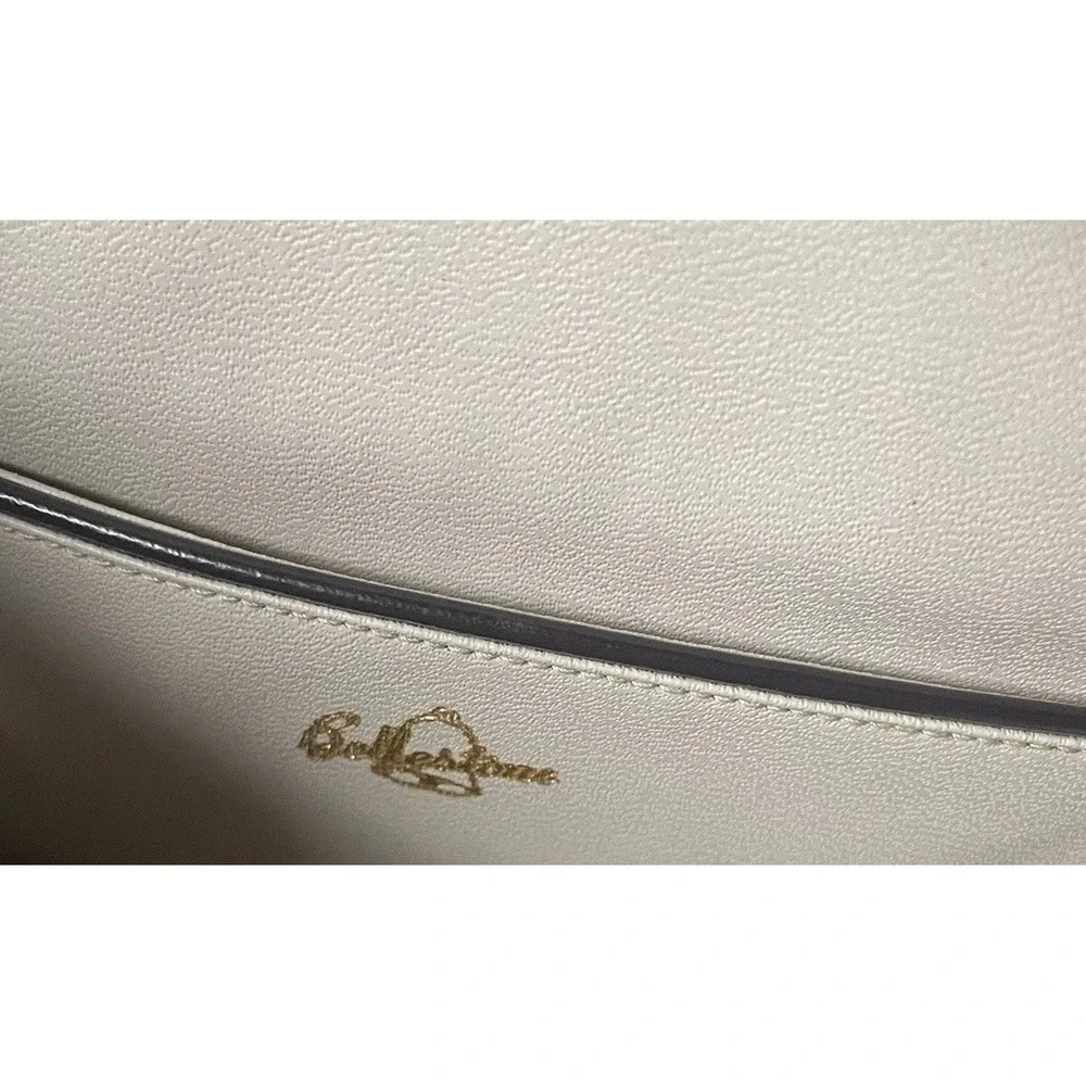 Vintage Bellestone Reptile Embossed Leather‎ Women's Satchel Handbag